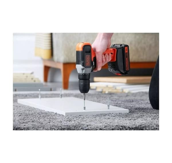 BLACK & DECKER, akkuporakone, BCD001C2-QW