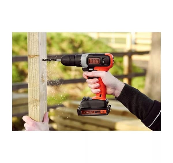 BLACK & DECKER, akkuporakone, BCD001C2-QW