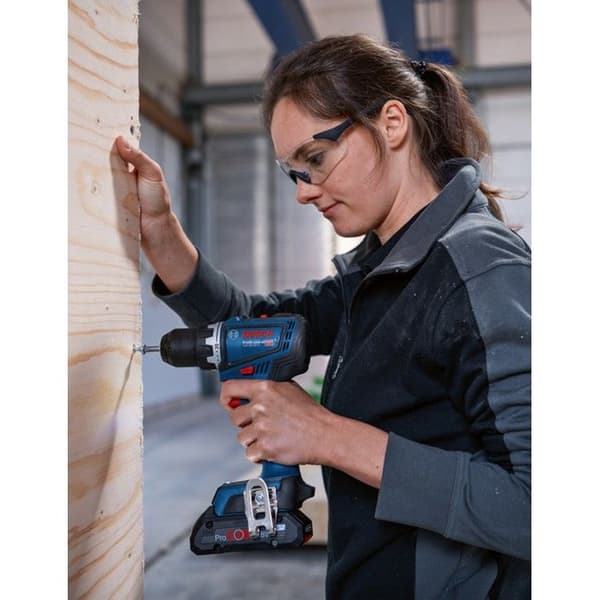 Bosch Professional GSR 18V-90 C 06019K6003 18 V 4,0 Ah Li-Ion sladdlös borrmaskin + 2 batterier, + laddare, + m