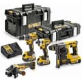 Miniatyrbild 1 av 6: Kit med 4 elverktyg - DeWalt - DCK422P3 - 18V - 5Ah Li-Ion - Borstlös