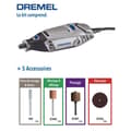 Miniatyrbild 2 av 3: Multifunktionellt verktyg - DREMEL - 3000-5 F0133000JU - 130 W - Elektrisk - 5 tillbehör