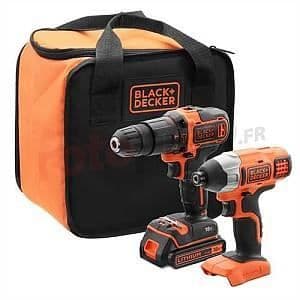 18V BlackDecker BCK21S1S Verktygssats