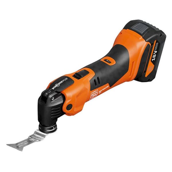 Multimaster 18V AMM 500 PLUS Topp + 2 4Ah batterier + snabbladdare + L-BOXX box - FEIN - 71293861000