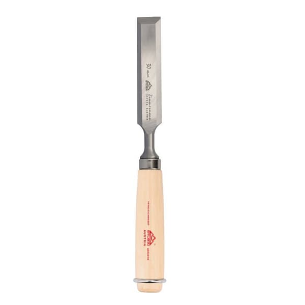Stubai multiverktyg - 357501 - Snickarmejsel med trähandtag, Silver/beige, 30 mm