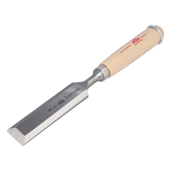 Stubai multiverktyg - 357501 - Snickarmejsel med trähandtag, Silver/beige, 30 mm