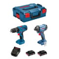 Miniatyrbild 1 av 4: BOSCH Kit GSB 18V-21 + GDR 18V-160 (2 x 2,0 Ah + AL1820CV + L-Boxx 136)
