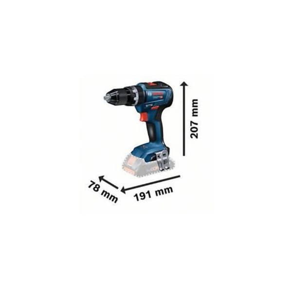 Slagborrskruvmejsel - BOSCH - GSB 18V-55 - 2 4Ah batterier - Laddare ingår - L-BOXX