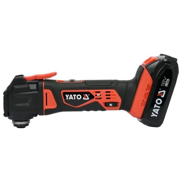 YATO oscillerande multiverktyg med 2,0 Ah 18 V Li-Ion-batteri