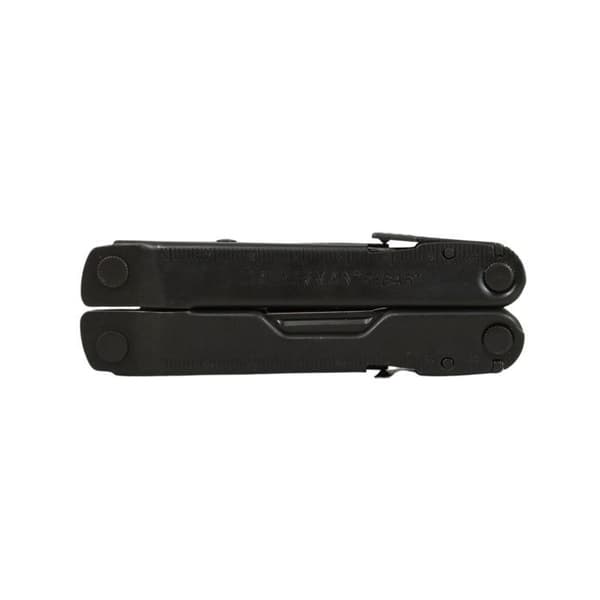 Multifunktionsverktyg - LEATHERMAN - Armeringsjärn svart - Tång, knivar, såg, skruvmejsel, linjal, läderfodral