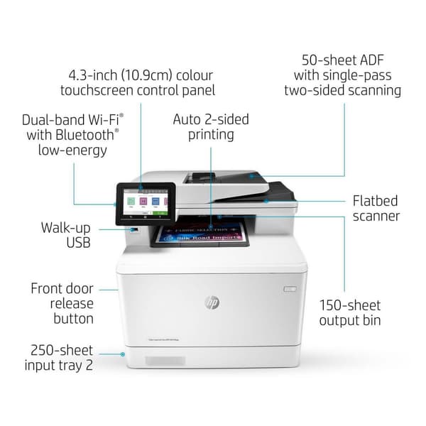 HP Color LaserJet Pro MFP M479fnw, W1A78A#B19