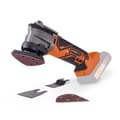 Miniatyrbillede 1 af 6: 20V Dual Power POWDP4060 Akku-oscillerende multiværktøj - 5 tilbehør inkluderet
