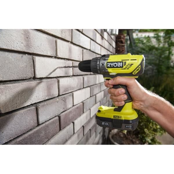RYOBI - ONE+ 2-verktygskombo: Slagborr, slagskruvdragare + 2 5 & 2 Ah batterier, laddare & väska - R18PDID2-252S