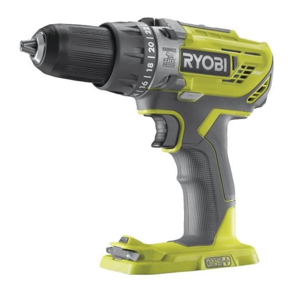 RYOBI - ONE+ 2-verktygskombo: Slagborr, slagskruvdragare + 2 5 & 2 Ah batterier, laddare & väska - R18PDID2-252S