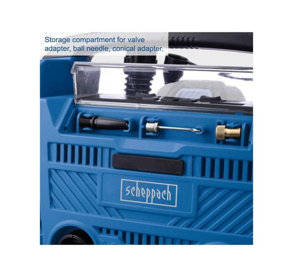 Akkukäyttöinen hybridikompressori 3in1 Airforce 6, runko, Scheppach