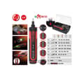 Miniatyrbilde 3 av 4: eMONSTER 1/4" batteridrevet bits skrutrekkersett 27 deler, KS Tools