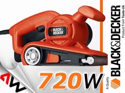 BLACK+DECKER BÅNDSLIBEMASKINE 720W 75 x 457mm KA86