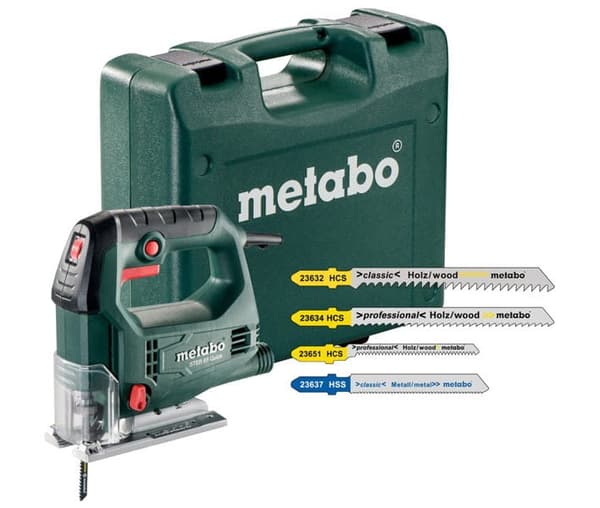 METABO STIKSAV STEB 65 QUICK, KASSE + 20 STK. SAVKLINGER