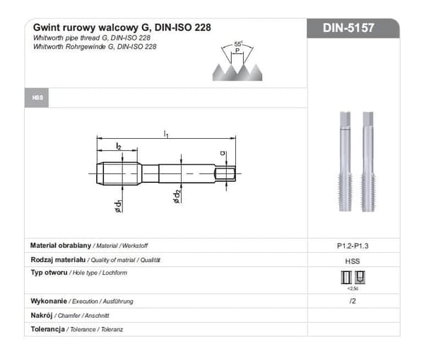 FANAR-GEVIND G 1/8"" NGRA/2