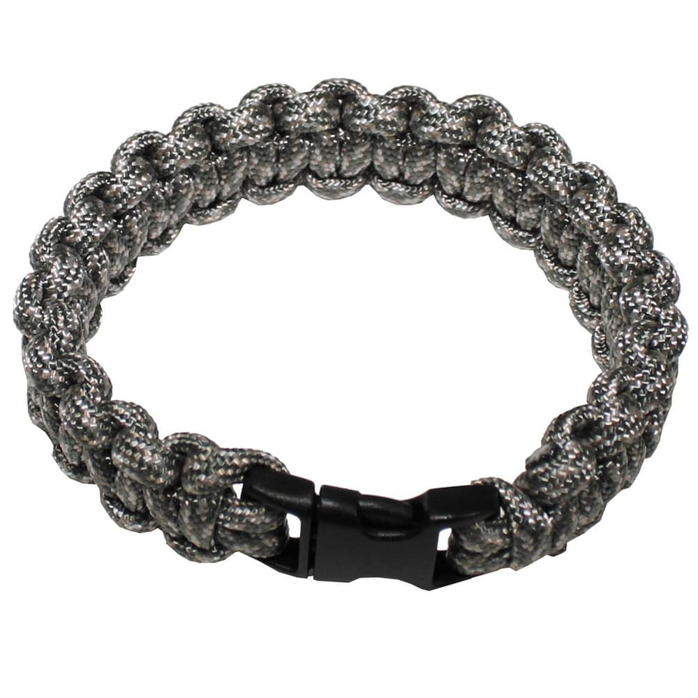 MFH Överlevnadsarmband silver - survival bracelet - Small