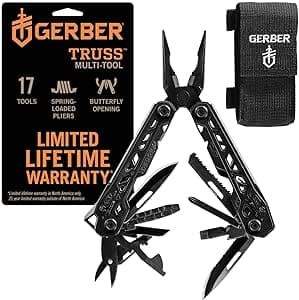 GERBER TRUSS BLACK, multiverktyg + nylonfodral