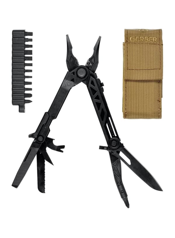 GERBER CENTER DRIVE BLACK (multitool med  bitssats och fodral)