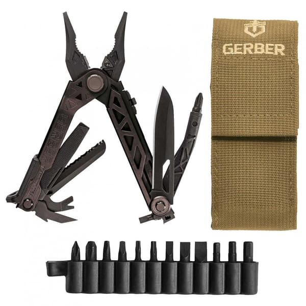 GERBER CENTER DRIVE BLACK (multitool med  bitssats och fodral)