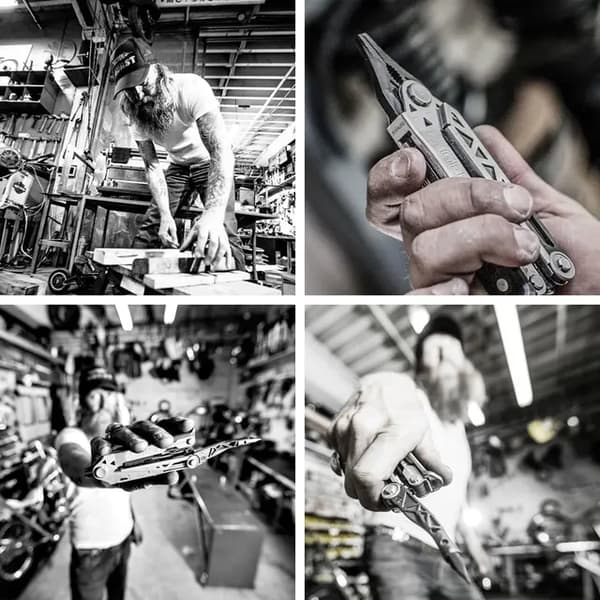 GERBER CENTER DRIVE STEINLESS/BLACK (multitool med fodral)