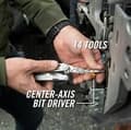 Miniatyrbild 5 av 11: GERBER CENTER DRIVE PLUS (multitool med bitssats och fodral)