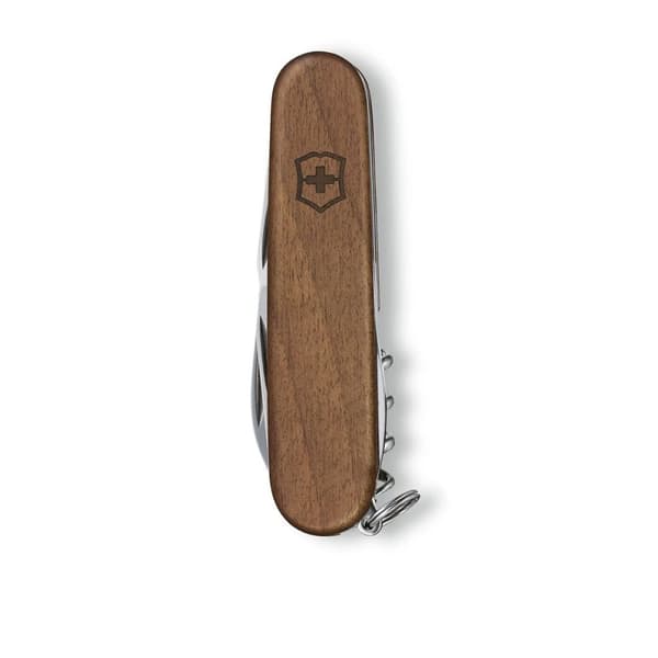 VICTORINOX HUNTSMAN WOOD 91 MM, Victorinox armekniv valnötsträ