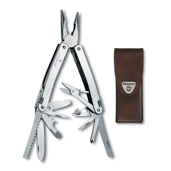 VICTORINOX SWISSTOOL SPIRIT INC LEATHER CASE 3.0224.L