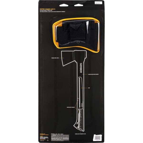 GERBER GATOR COMBO AXE II, Gerber yxa med inbyggd såg
