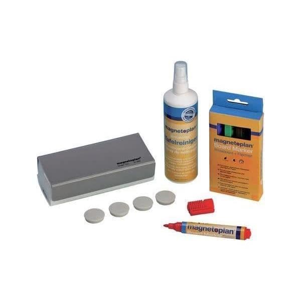 Mini kit av tillbehör - Magnetoplan - Ferroscript - 4 markörer - 1 suddgummi - 250 ml rengöringsmedel