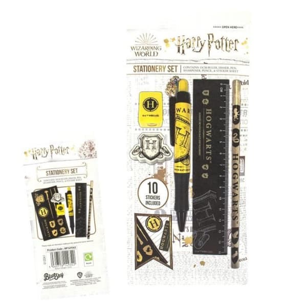 Mini brevpappersset - BLUESKY - Harry Potter Hogwarts - Svart - För barn