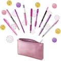 Miniatyrbild 2 av 5: BIC Rosa &amp; Lila Festset - 1 Fodral, 2 Kulspetspennor/1 Utgörbar Gelpenna/1 Blyertspenna med suddgummi/1 Penna