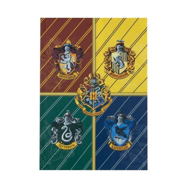Cinereplika Hogwarts Houses brevpappersset