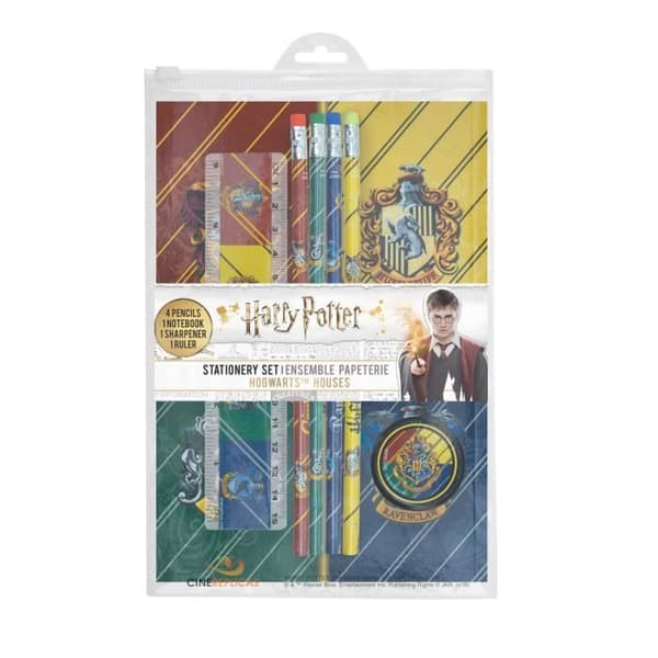 Cinereplika Hogwarts Houses brevpappersset