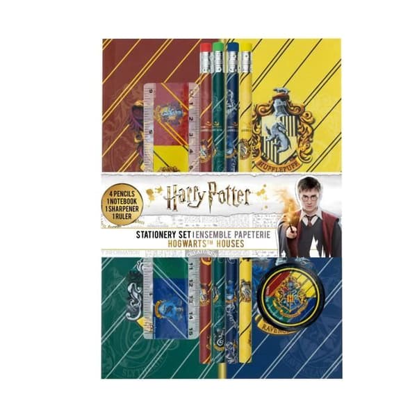 Cinereplika Hogwarts Houses brevpappersset
