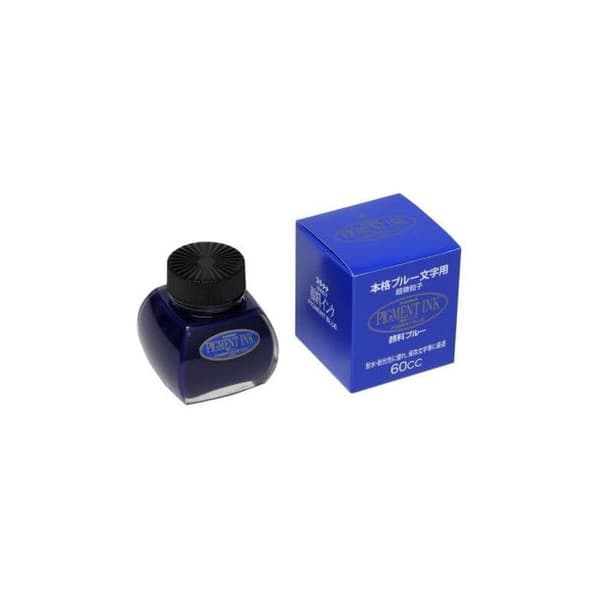 Flaska - Bläck Blå - 60 ml - Kalligrafi - Platinum