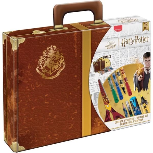 Maped - Harry Potter Suitcase Writing Set - 13 skrivprodukter och 2 dekalark