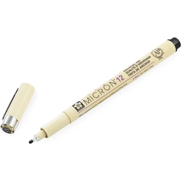 Stylos fineliner - Sakura - Pigma Micron - 3 stycken - Svart bläck - Ljusbeständiga