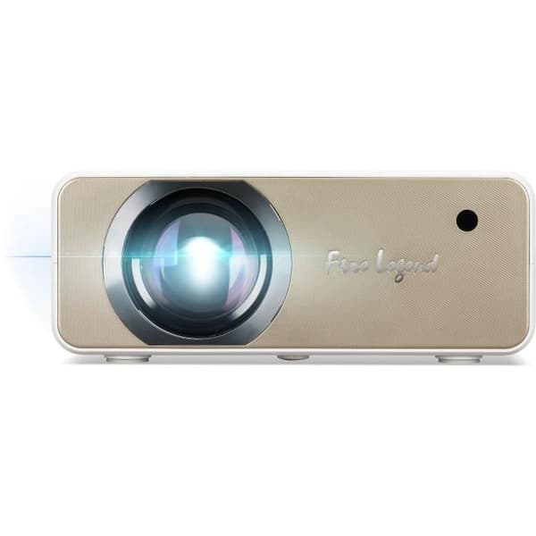 AOPEN QF12 - Trådlös LED -videoprojektor, Full HD (1920x1080) - 5000 lumen - HDMI, USB - Wifi - 5W högtalare - Självporträtt