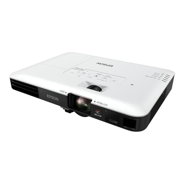 EPSON 3LCD EB-1795F-projektor - 3200 lumen - Full HD 1080p - Bärbar Vit, Grå