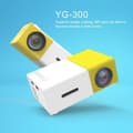 Miniatyrbild 1 av 4: YG300 Miniprojektor Full HD1080P Hemmabio LED-projektor Gul EU-kontakt