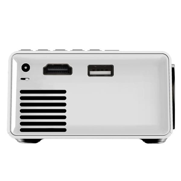 YG300 Mini Bärbar LED-videoprojektor - VOCOCAL - 1920 x 1080 - 600 Lumen - 1300mAh batteri