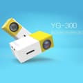 Miniatyrbild 1 av 4: SOPEAR YG300 LED 1080p videoprojektor - Integrerat 1300mAh batteri - Justerbar bildstorlek