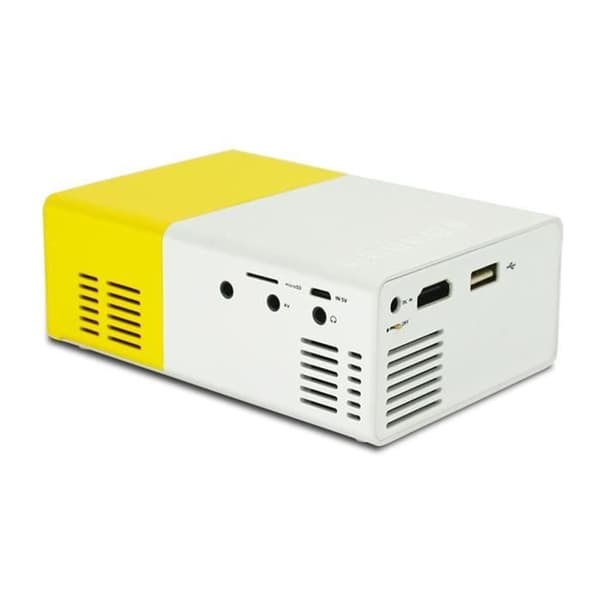 YG300 1080P Hemmabiobio USB HDMI AV SD Mini Bärbar HD LED-projektor @ZHX90313001YE @nihapai2295