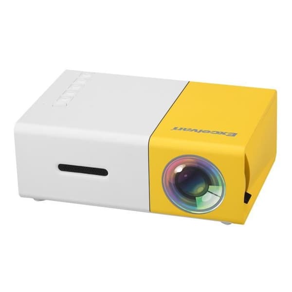 Miniprojektor - Excelvan - YG300 - Upplösning 320x240 - Ljusstyrka 50 Lumen - Bildstorlek 24-60 tum