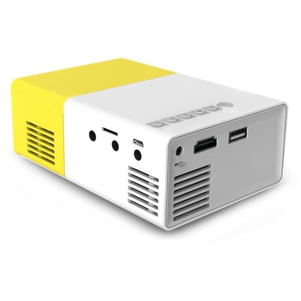 YG-300 LCD-projektor - Gul - 400-600 lumen - 800:1 Kontrastförhållande