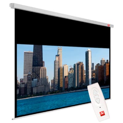 Avtek Video Electric 270 projection screen 4:3 Sort, Hvid