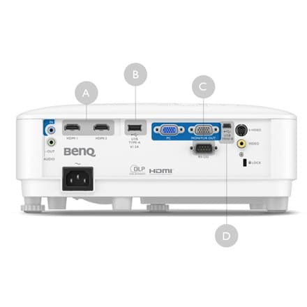 Benq | MX560 | DLP-projektor | XGA | 1024 x 768 | 4000 ANSI lumen | Vit